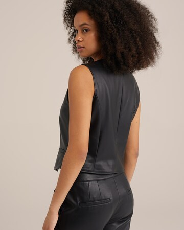 WE Fashion Weste in Schwarz