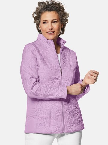 Veste mi-saison Goldner en violet : devant