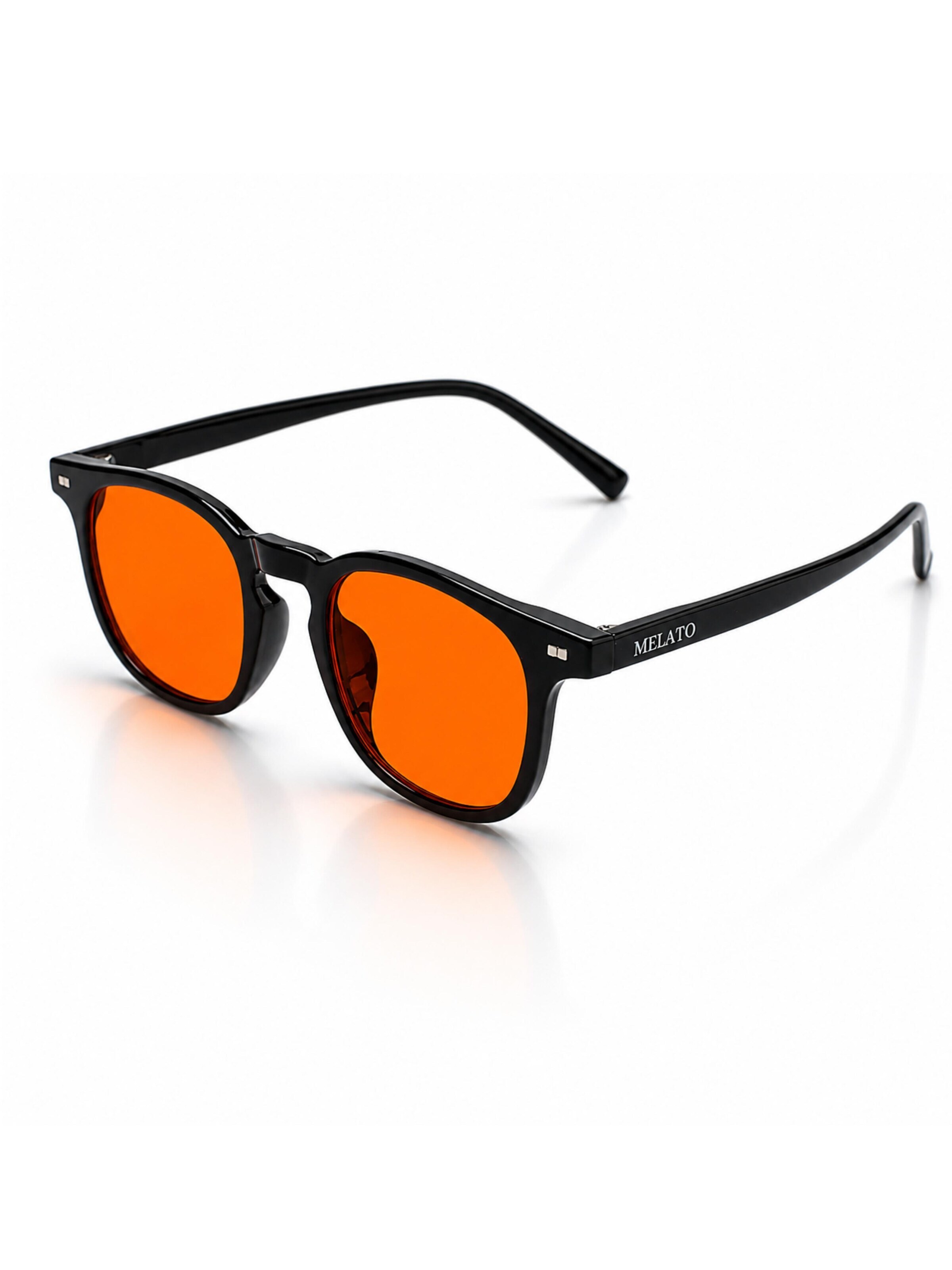 Lunettes 'Dusk' Melato en orange