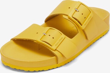 Marc O'Polo Mules in Yellow: front