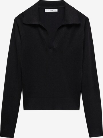 Pull-over 'VERTA' MANGO en noir : devant