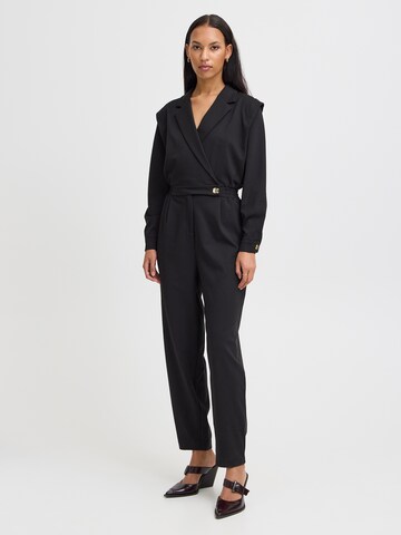 Tuta jumpsuit 'IH SIMONSE' di ICHI in nero: frontale
