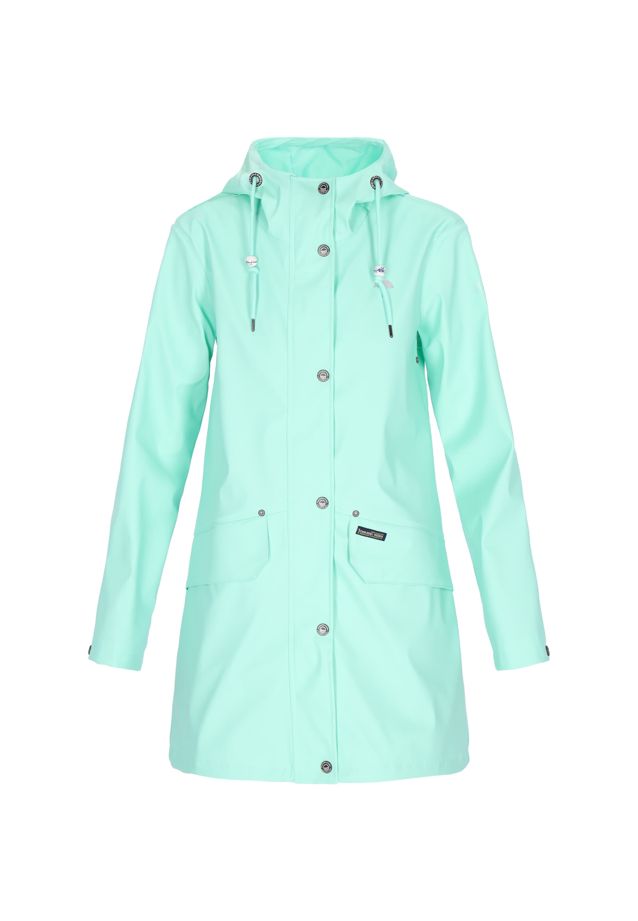 Schmuddelwedda - Abrigo funcional en azul: frente