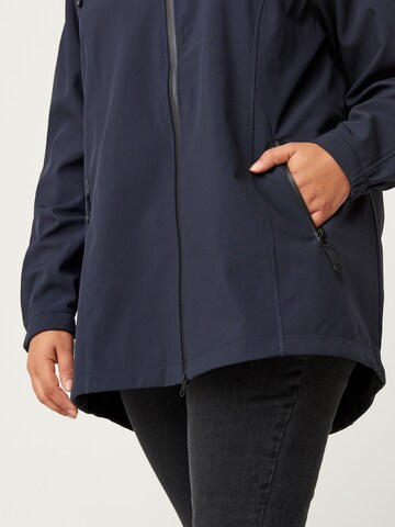 Zizzi Between-season jacket in Blue