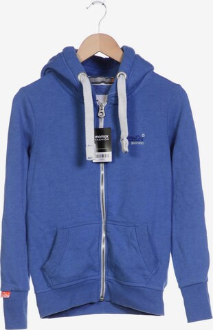 Superdry Kapuzenpullover XS in Blau: predná strana