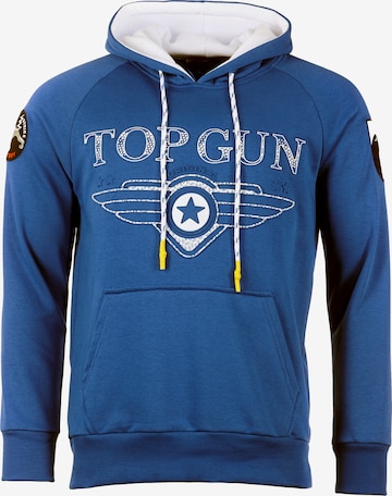 TOP GUN Sweatshirt in Blauw: voorkant