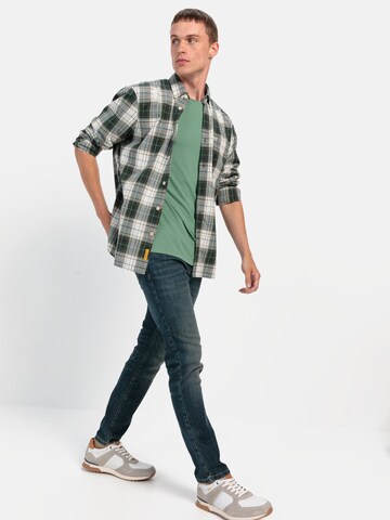 CAMEL ACTIVE - Ajuste regular Camisa en verde