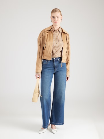 GAP Wide Leg Jeans in Blau
