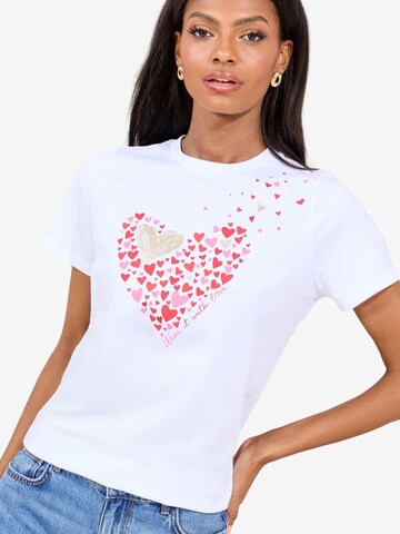 Lipsy T-Shirt in Weiß: Vorderseite