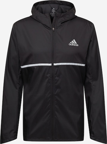 ADIDAS SPORTSWEAR Sportjacke 'Own The Run' in Schwarz: predná strana