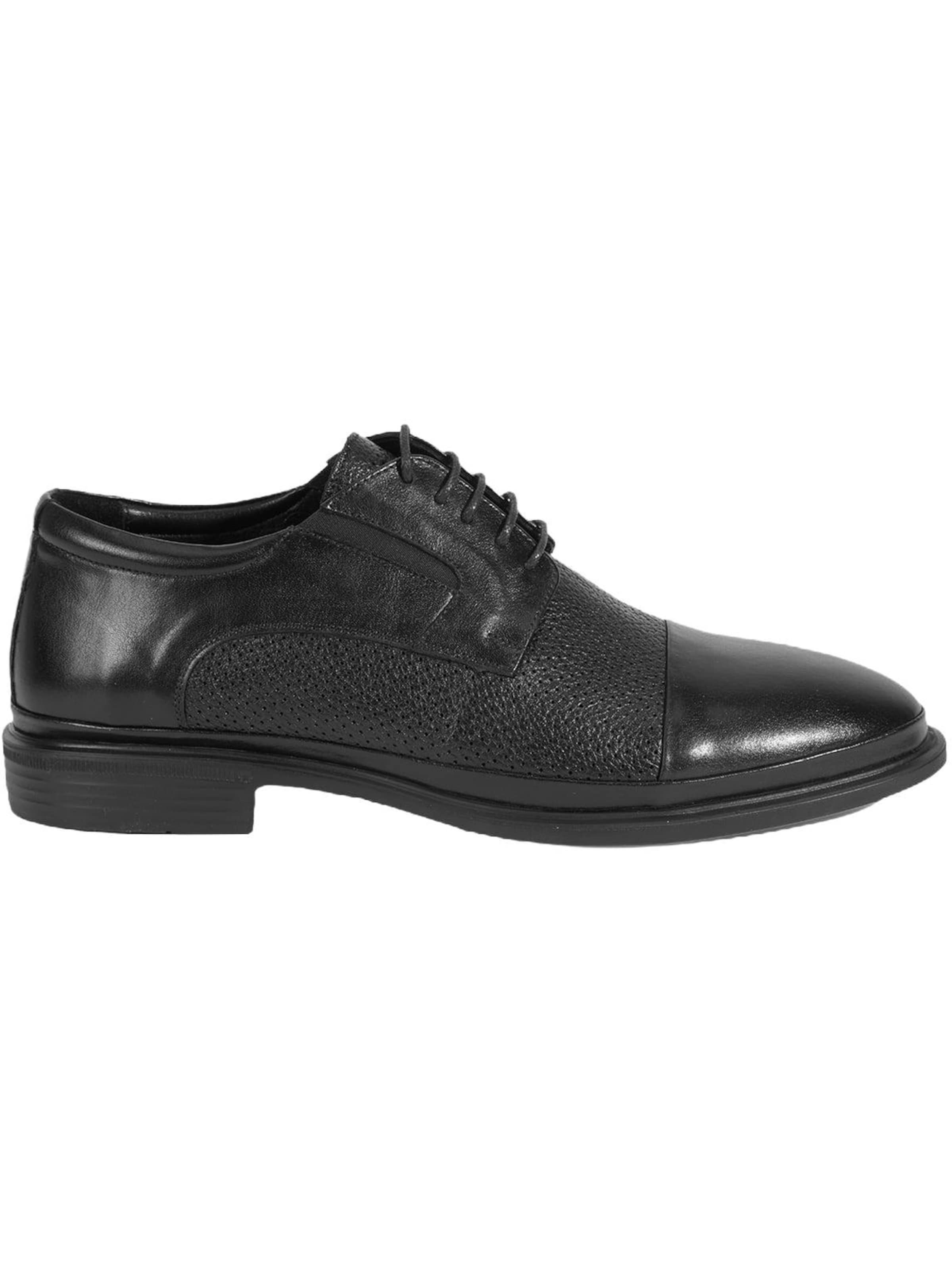 Desa - Zapatos con cordón 'Slip-Ons' en negro: frente