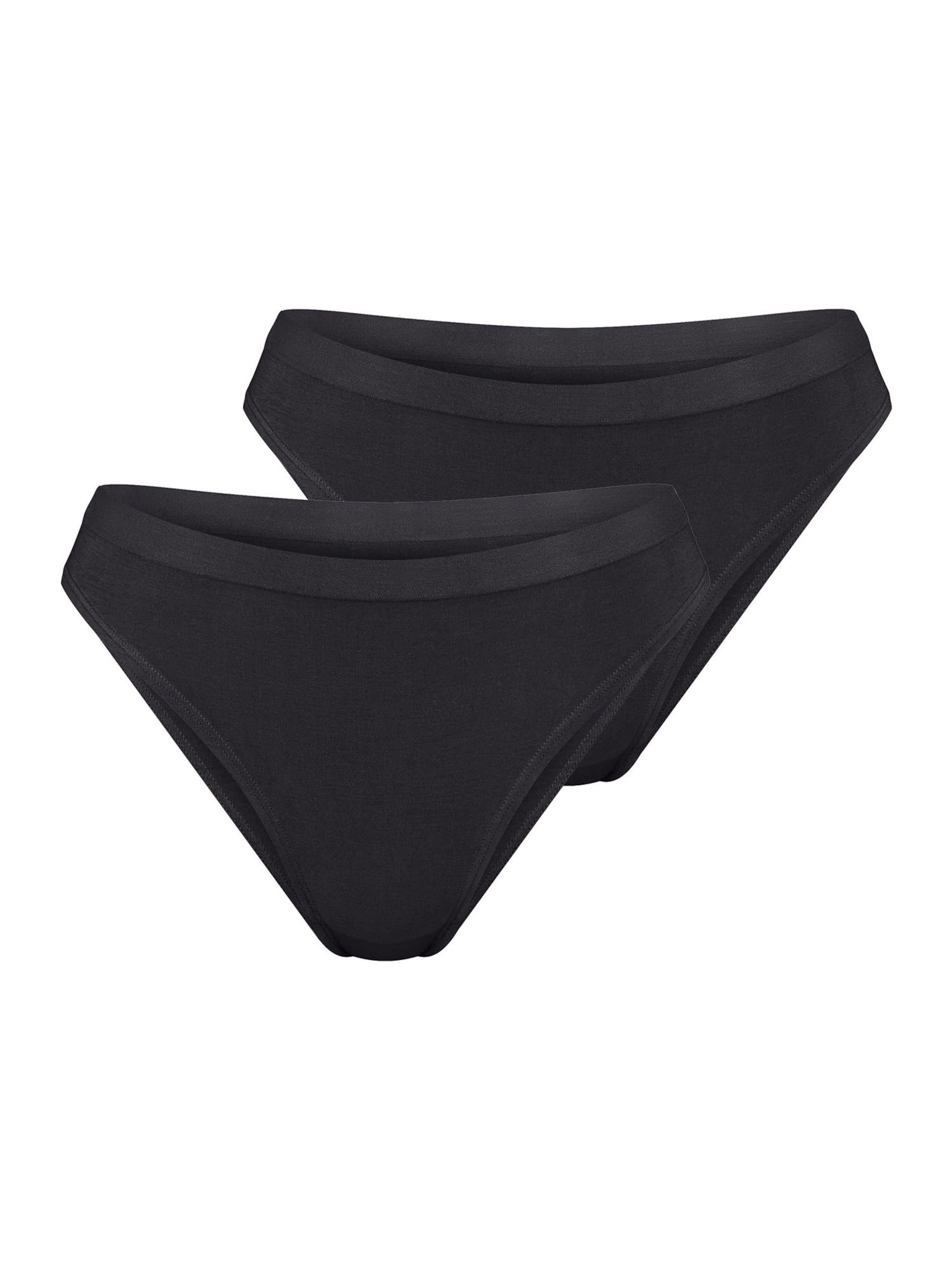 SLOGGI Tai-Slip ' Blue GO Sense ' in Schwarz: Vorderseite