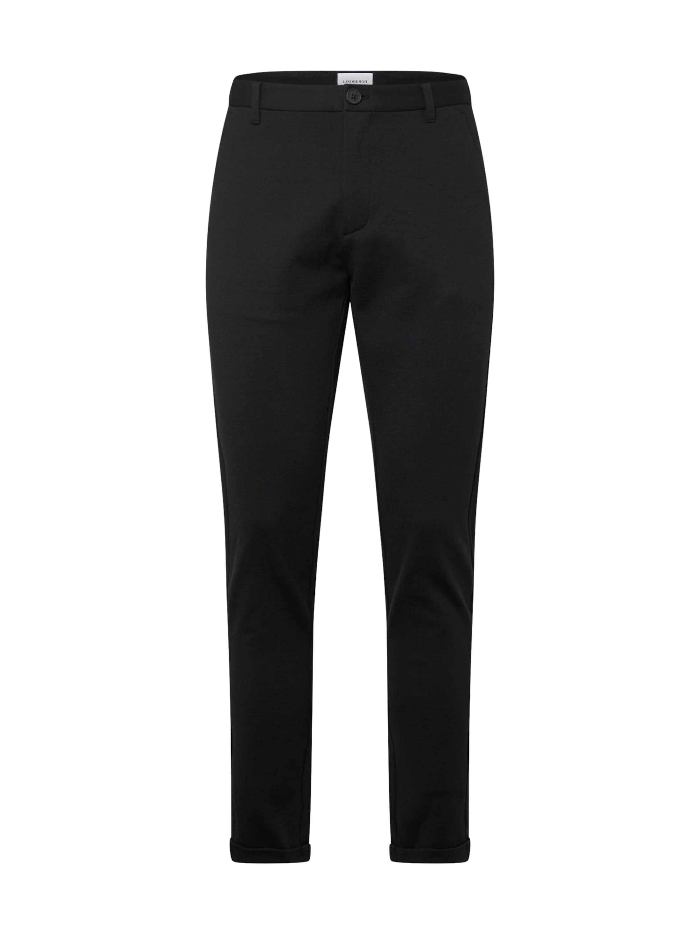 Lindbergh Slim fit Chino trousers 'Superflex' in Black: front