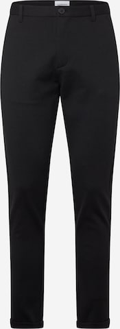 Lindbergh Slim fit Chino trousers 'Superflex' in Black: front