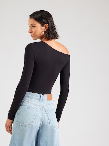 ABOUT YOU - Body camiseta en negro