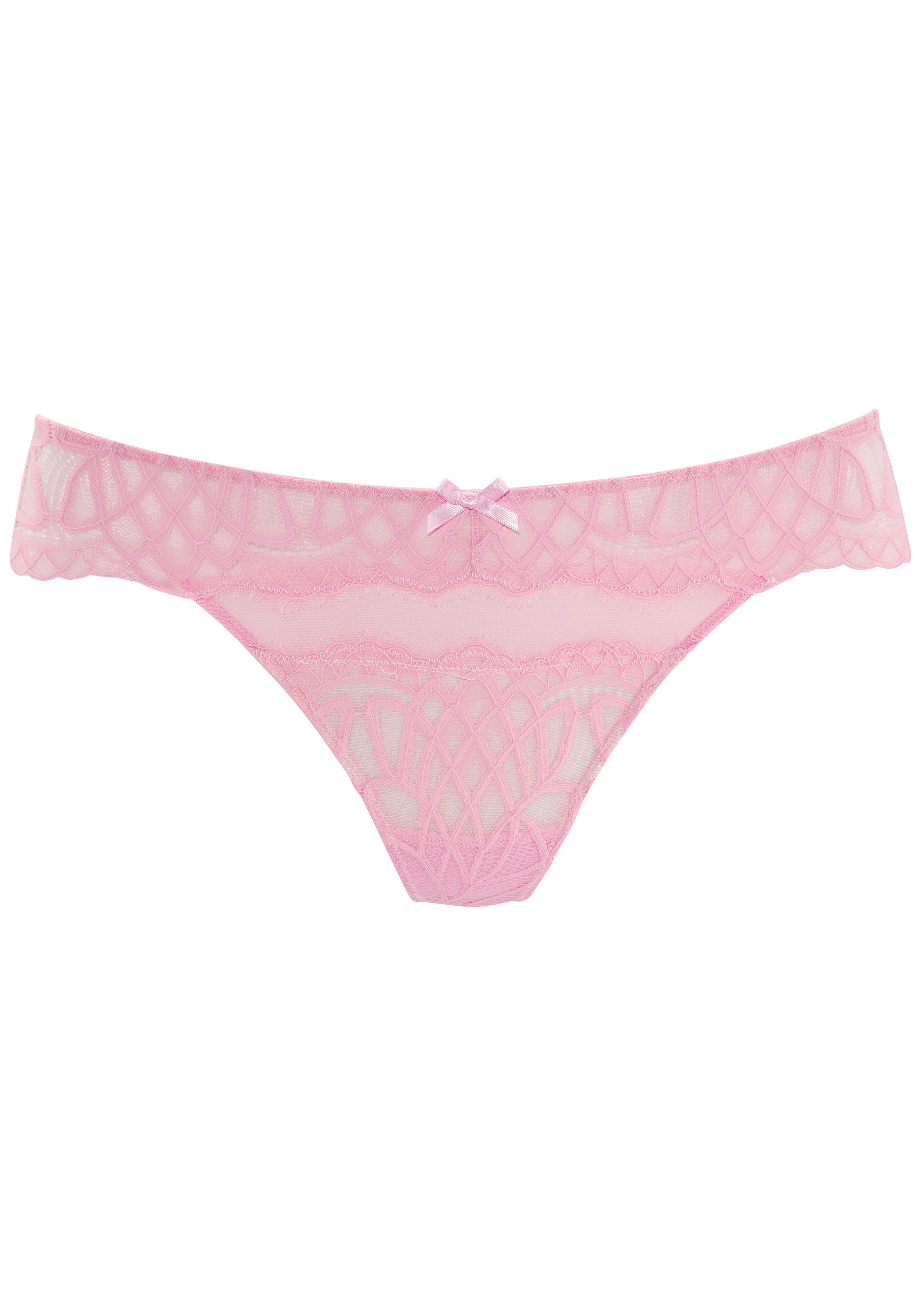 LASCANA String bugyik - rózsaszín: elől