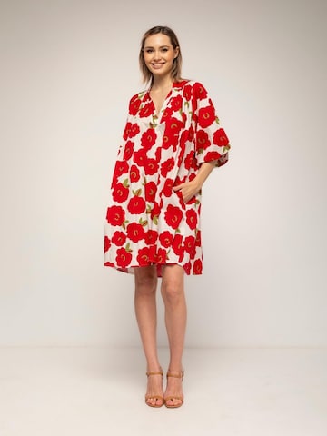Tantra - Vestido talla grande 'vestido corto estampado de flores (Red)' en rojo
