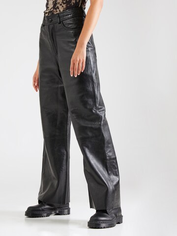Gipsy by Mauritius Wide Leg Hose 'Taraneh' in Schwarz: Vorderseite