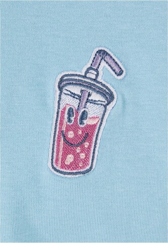 Mister Tee T-Shirt 'Good Vibes Drink' in Blau