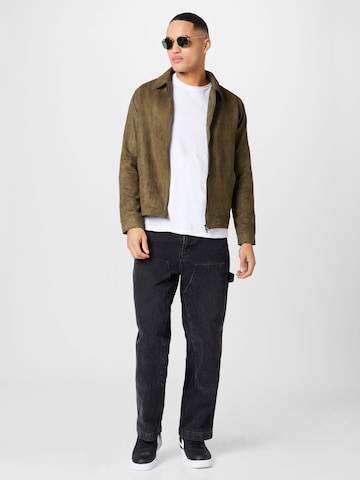 BURTON MENSWEAR LONDON Between-season jacket 'Harrington' in Green