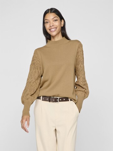 Pull-over VILA en beige : devant