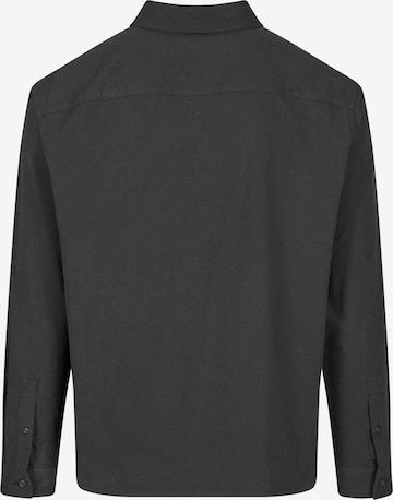 Urban Classics Comfort fit Button Up Shirt in Black