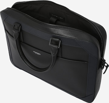 TOMMY HILFIGER Laptop Bag 'Saffiano' in Black