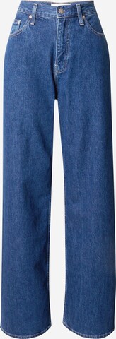 Calvin Klein Jeans Свободный крой Джинсы 'HIGH RISE RELAXED' в Синий: спереди