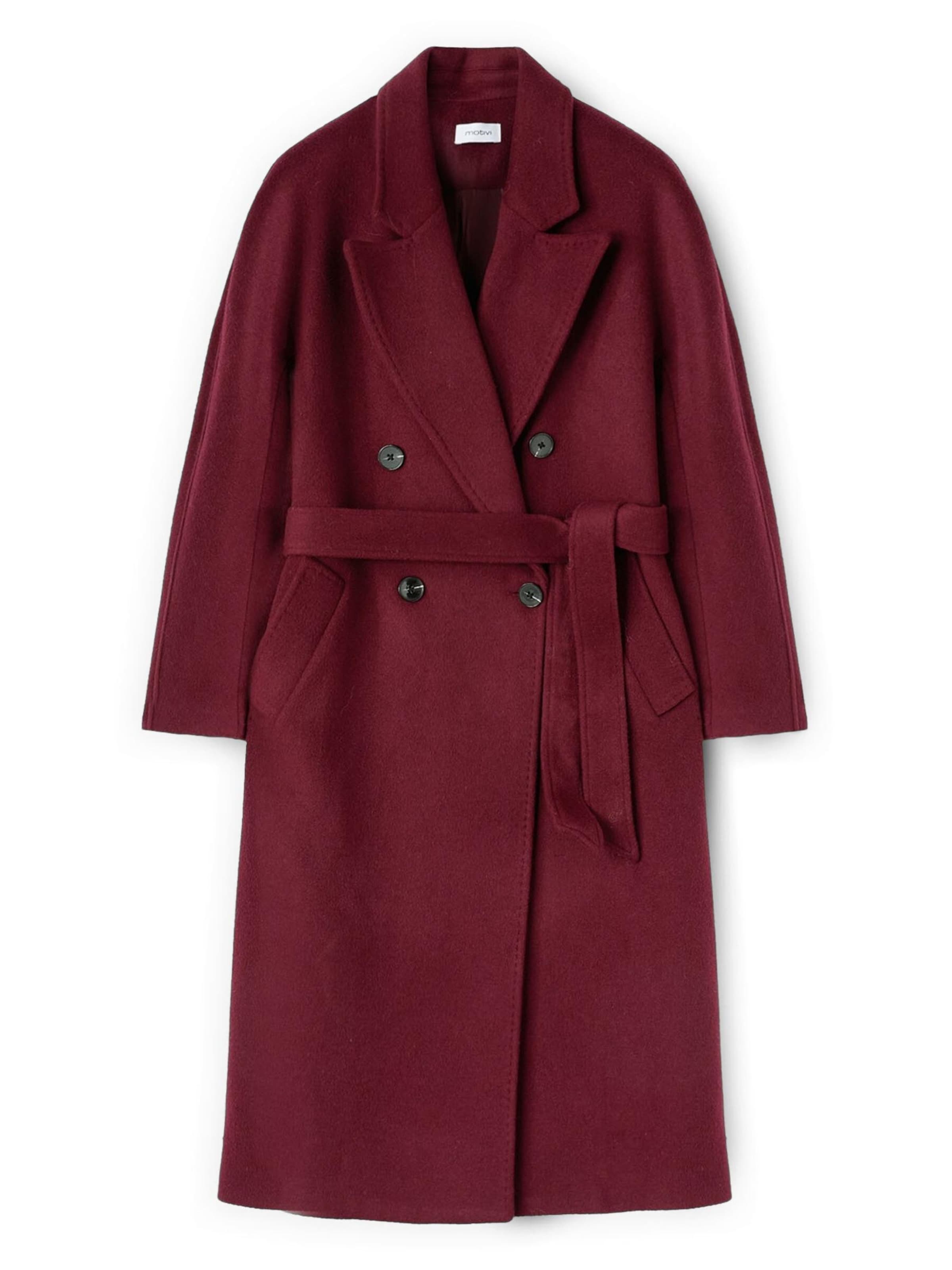 MOTIVI Wintermantel in Rood: voorkant