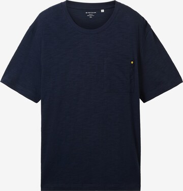 T-Shirt TOM TAILOR Men + en bleu : devant