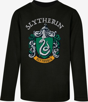 ABSOLUTE CULT Shirt 'Harry Potter - Slytherin Crest' in Black: front