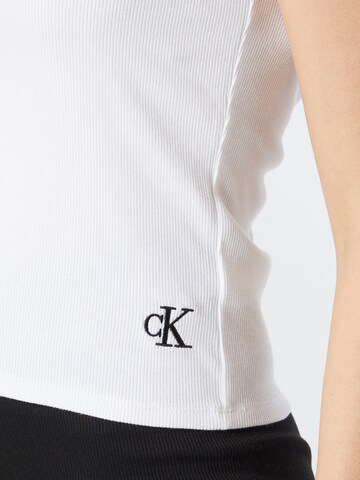 Calvin Klein Jeans - regular Top en blanco