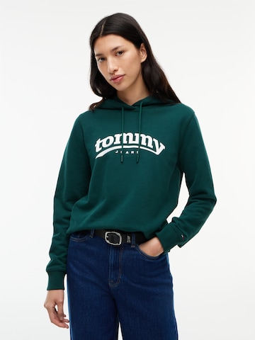 Felpa 'ESS' di Tommy Jeans in verde: frontale