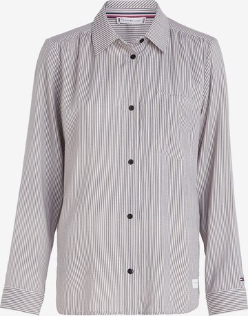 TOMMY HILFIGER Pajama Shirt in Grey: front