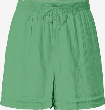 Pantalon 'Stina' PIECES en vert : devant