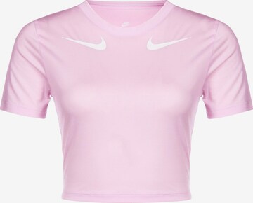 T-shirt 'Swoosh' Nike Sportswear en rose : devant