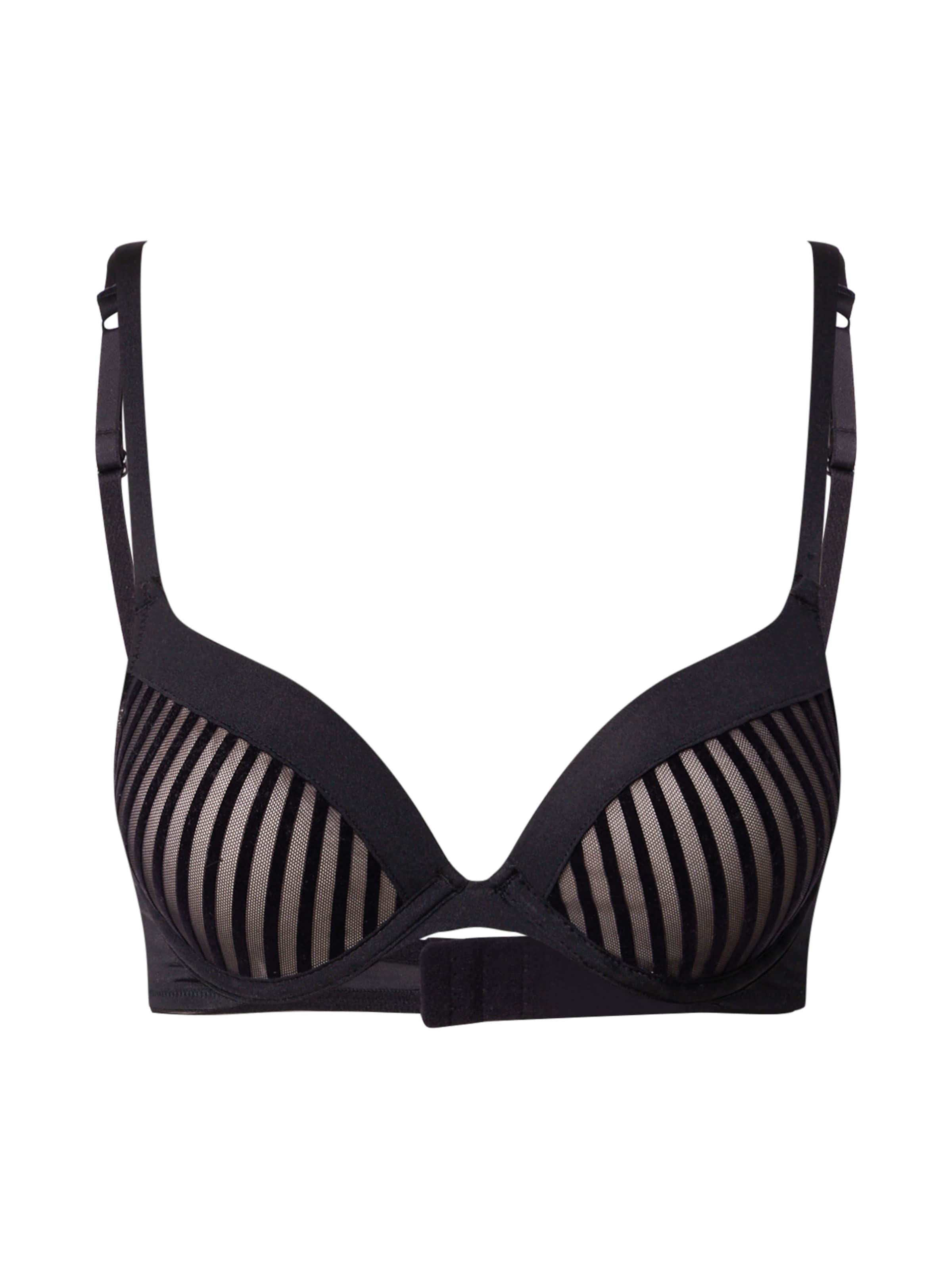 Hunkemöller Push-up Bra 'Pia' in Black: front