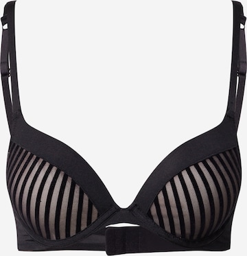 Push-up Soutien-gorge 'Pia' Hunkemöller en noir : devant