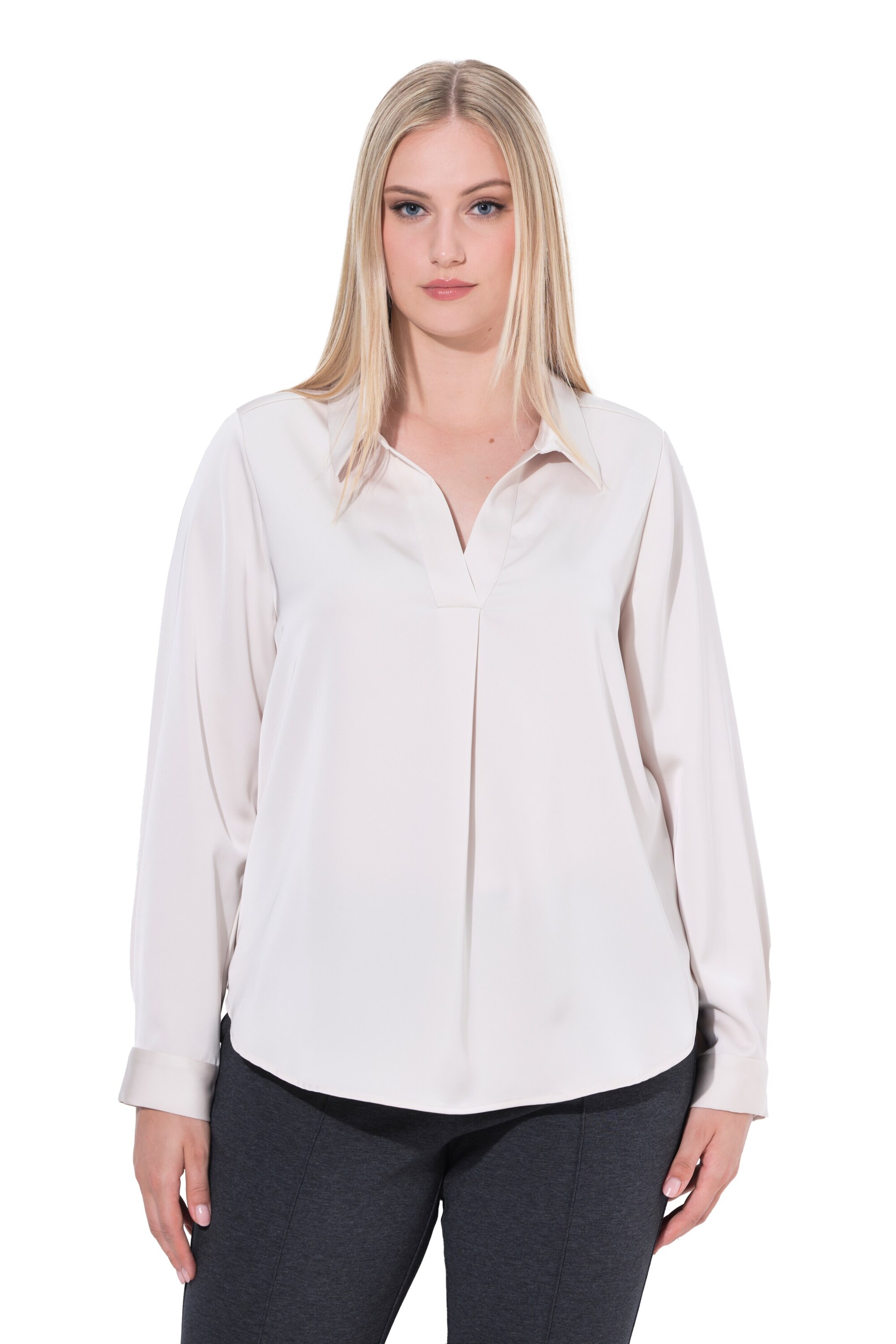 Ulla Popken Blouse in White: front