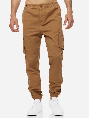 Tazzio Regular Cargo Pants 'A300' in Beige: front