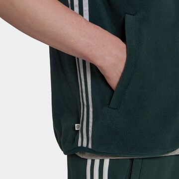 ADIDAS ORIGINALS Vest 'Adicolor 3-Stripes Fleece ', värv roheline