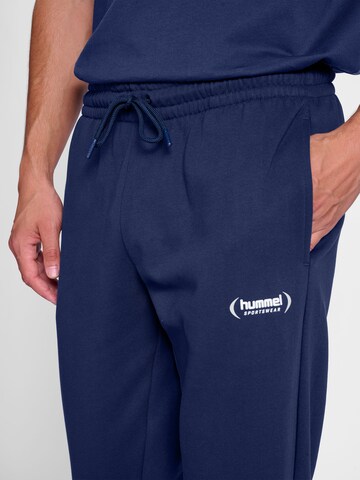Effilé Pantalon Hummel en bleu