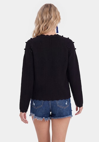IZIA Gebreid vest in Zwart
