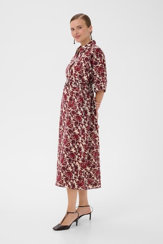 Robe-chemise 'Melody' CULTURE en rouge
