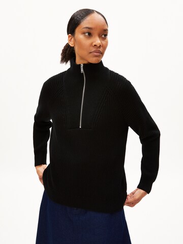 ARMEDANGELS Pullover 'Ronya' (GOTS) in Schwarz: predná strana