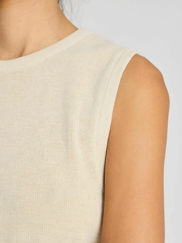Gai+Lisva Gebreide top 'Sofie' in Beige