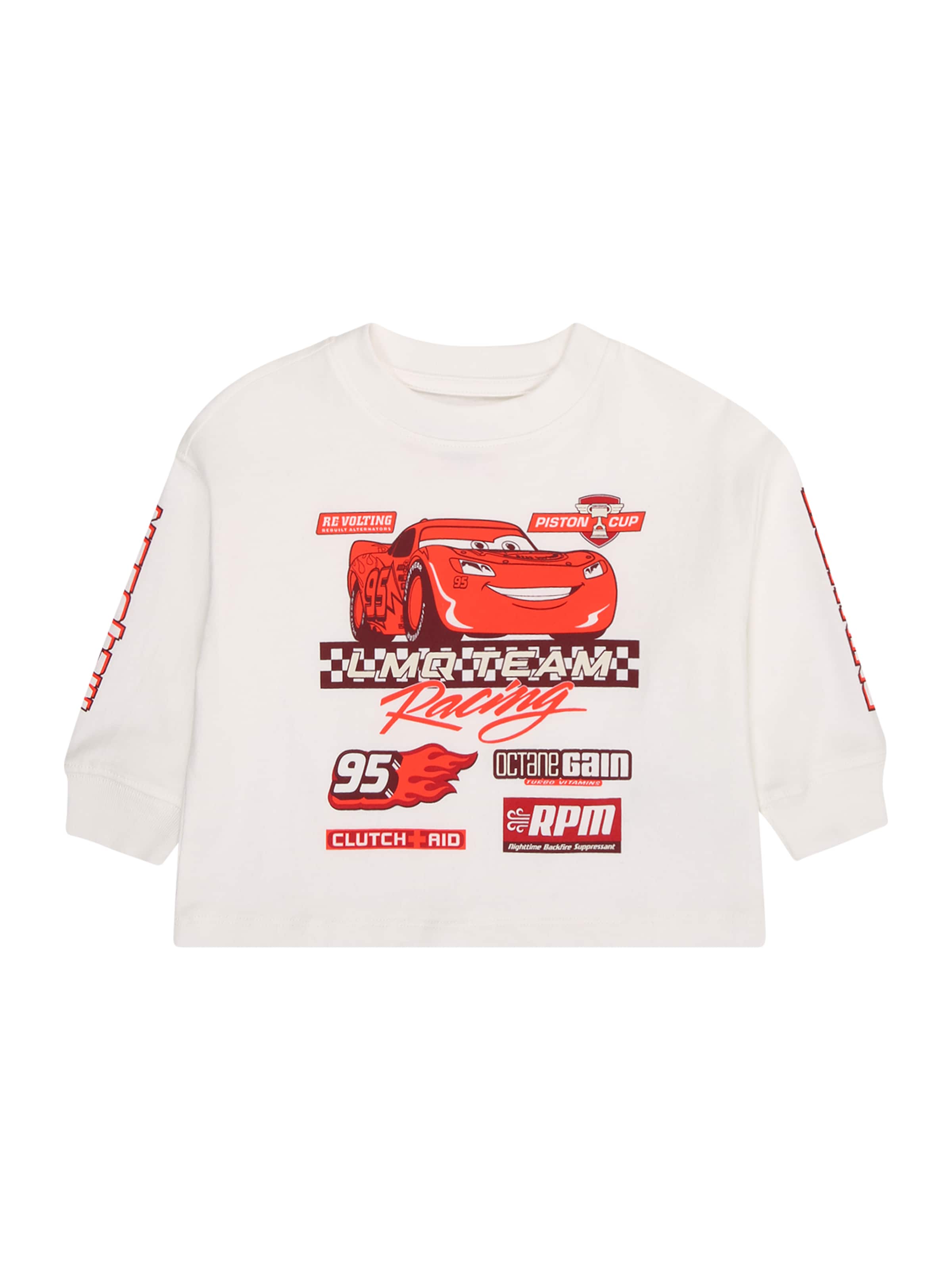 Maglietta 'DIS CARS' di GAP in bianco: frontale