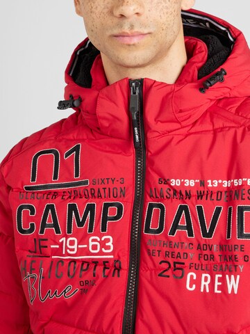 Veste d’hiver CAMP DAVID en rouge