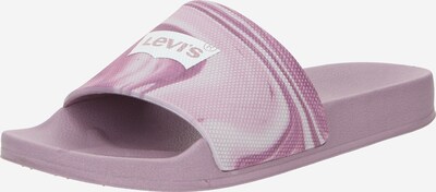 LEVI'S ® Pantolette 'JUNE STAMP' in eosin / weiß, Produktansicht