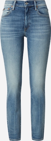 Jeans de la Polo Ralph Lauren pe albastru: față